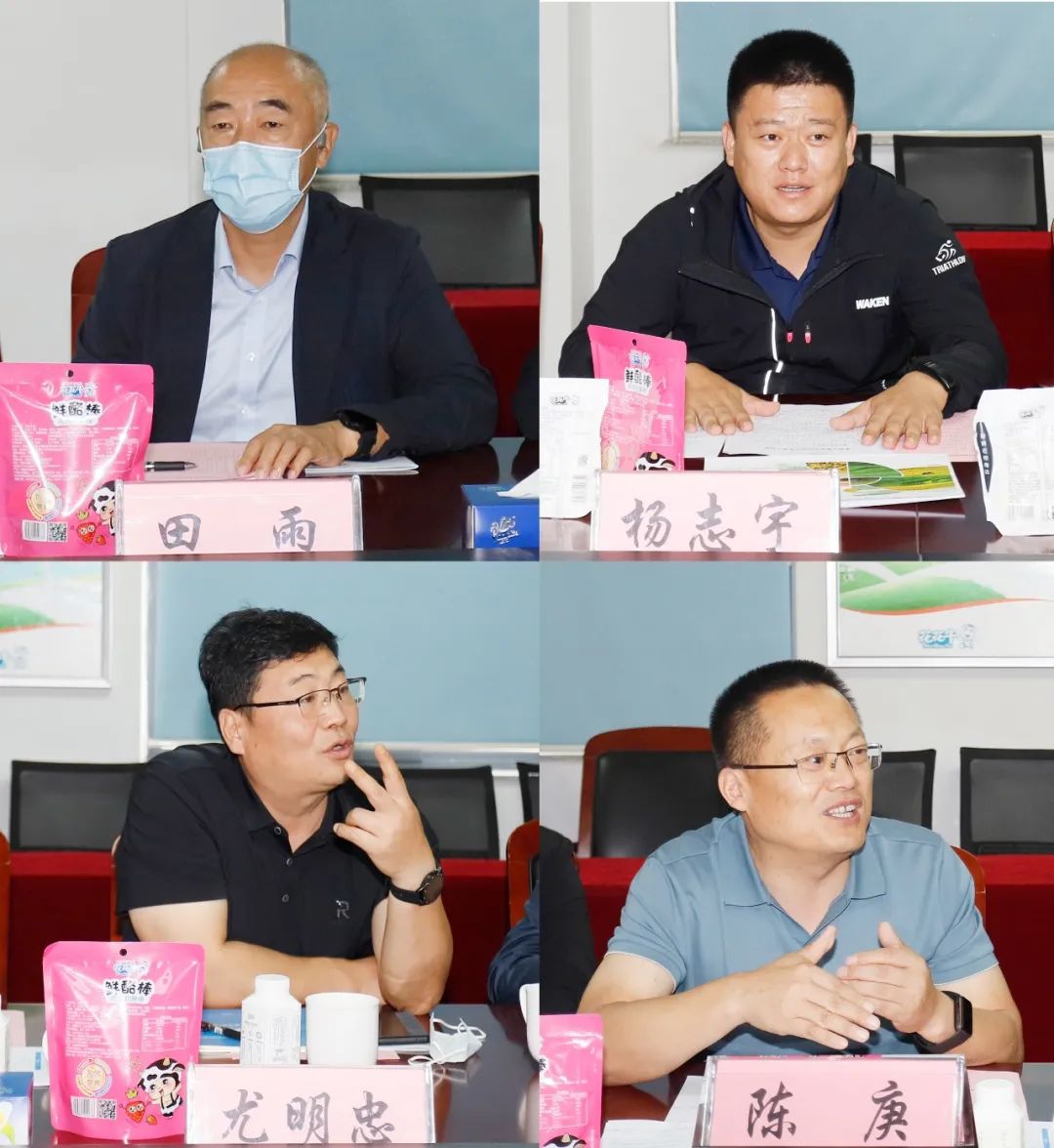 佳木斯市招商考察團蒞臨花花牛考察座談